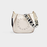 Thumbnail for your product : Stella McCartney Stella Logo Mini Crossbody Bag In White Eco Soft Alter Nappa