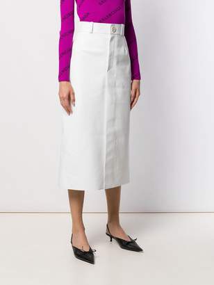 Balenciaga high-waist pencil skirt