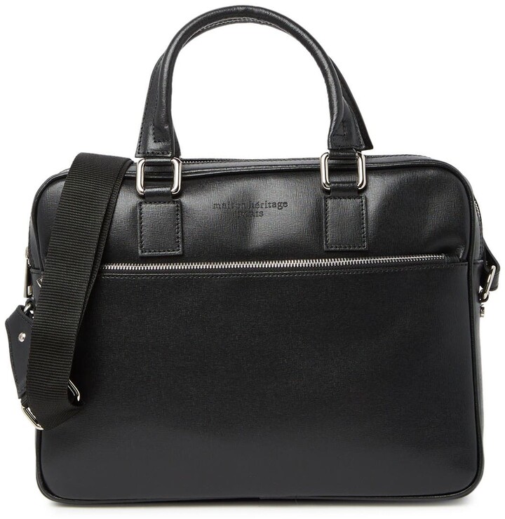 Maison Heritage Leather Document Holder Shoulder Bag ShopStyle Backpacks