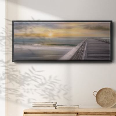 Red Barrel Studio Sundown- Framed Canvas