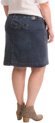 Jag Florence Denim Skirt (For Plus Size Women)