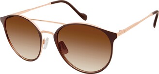 Jessica Simpson Women's J5564 Brgld Non-Polarized Iridium Aviator Sunglasses