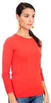 Thumbnail for your product : 525 America Tangerine Carolina Crewneck Sweater
