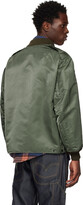 Thumbnail for your product : Rocky Mountain Featherbed Green Deadstock Nylon Bomber Jacket