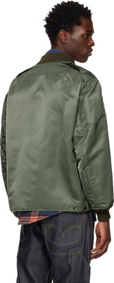 Rocky Mountain Featherbed Green Deadstock Nylon Bomber Jacket