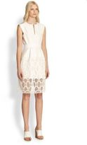 Thumbnail for your product : Chloé Lace Overlay Tennis Dress