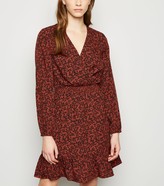 Thumbnail for your product : New Look Floral Mini Wrap Dress
