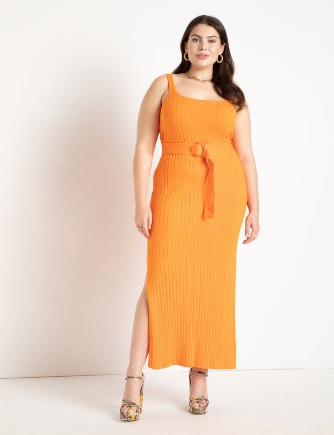 plus size belted wrap dress