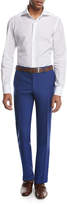 Thumbnail for your product : Kiton Tropical Wool-Cashmere Flat-Front Trousers, High Blue