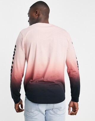Hollister central & arm logo long sleeve top in pink - ShopStyle
