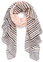 Thumbnail for your product : Vince Camuto Print Stripe Scarf