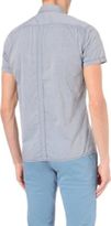 Thumbnail for your product : HUGO BOSS Textured short-sleeved cotton shirt