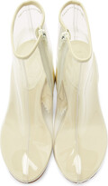 Thumbnail for your product : MM6 MAISON MARGIELA SSENSE Exclusive Tranparent PVC Flare Heel Boots