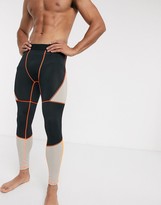 Thumbnail for your product : ASOS 4505 training tights with contrast panels