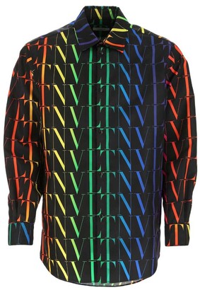 Valentino All-Over Times Shirt - ShopStyle