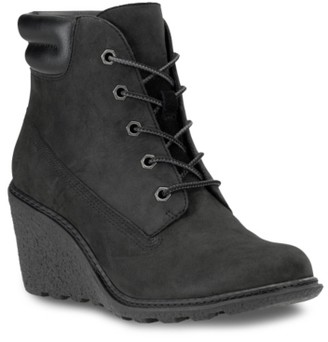 dsw black wedge boots