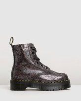 Thumbnail for your product : Dr. Martens Womens Molly 8-Eye Iridescent Crackle Boots