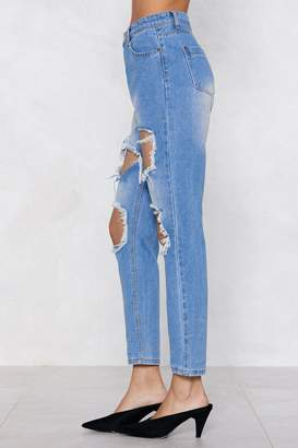 Nasty Gal That Doesn't Wash With Us Mom Jeans
