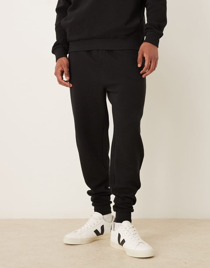 Tapered Sweatpants Asos Black Sweatpants Asos Design Collusion