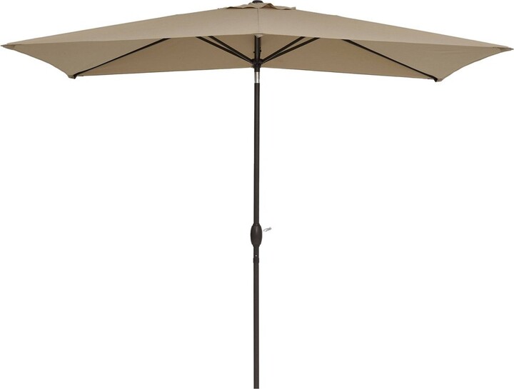 10' x 6.5' FadeResistant Canopy Patio Umbrella with Tilt Adjustment