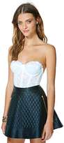 Thumbnail for your product : Nasty Gal Erotica Lace Bustier - White
