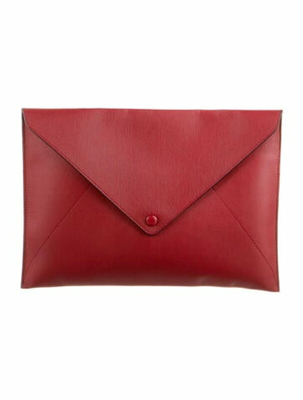 red envelope clutch bag