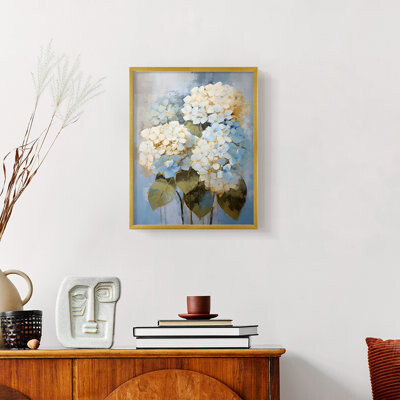 Astoria Grand FLORAL Series CIV -Premium Framed Print -Ready to Hang - No Nails Required