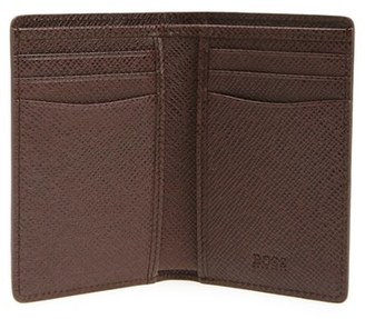 BOSS Men's Signature Bifold Wallet - Black