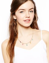 Thumbnail for your product : ASOS Fine Faux Pearl Tassel Necklace