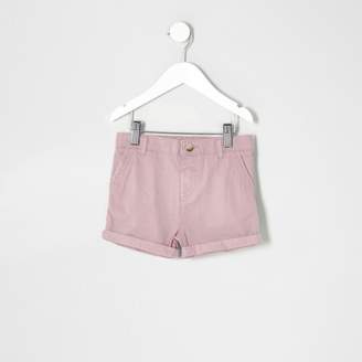 River Island Mini boys Pink chino shorts