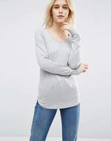 Thumbnail for your product : ASOS T-Shirt With Long Sleeve And Scoop Neck