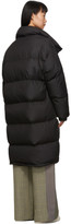Thumbnail for your product : Yves Salomon Army Black Down Technical Coat