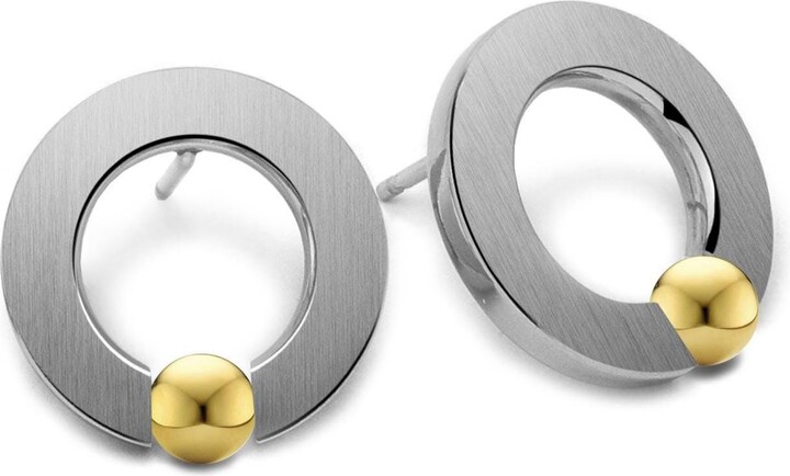 Etsy Gold Sphere Stainless Steel Stud Earrings - Taormina Jewelry