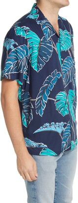 Reyn Spooner Kainapa Tropical Short Sleeve Button-Up Camp Shirt