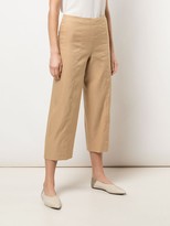 Thumbnail for your product : Vince Cropped Wide-Leg Trousers