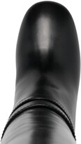 Thumbnail for your product : Casadei Kate buckled-strap 60mm knee boots