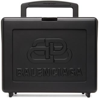 Balenciaga Black BB Lunch Box Bag
