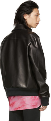 Acne Studios Black Leather Lazlo Jacket