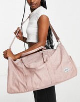 Thumbnail for your product : Herschel novel mid-volume duffle bag in ash rose cross hatch