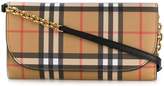 Thumbnail for your product : Burberry rectangular checked crossbody bag