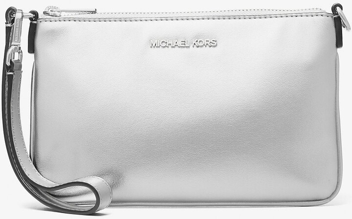 Michael Kors Outlet Jet Set Small Metallic Wristlet