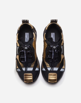 Dolce & Gabbana Ns1 Sneakers In Laminated Nylon