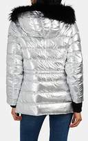 Thumbnail for your product : Yves Salomon Army by Women's Reversible Fur & Metallic Tech-Fabric Puffer Jacket - Silver