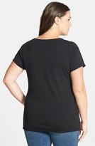 Thumbnail for your product : 7 For All Mankind Seven7 Studded Graphic Tee (Plus Size)
