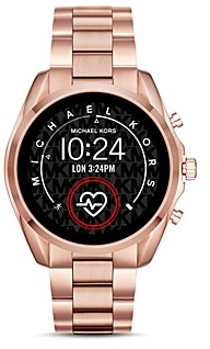 michael kors rose gold smartwatch sale