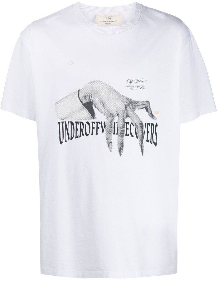 Off-White x Undercover Hand print T-shirt - ShopStyle