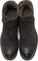 Thumbnail for your product : Officine Creative Black Angled Zip Vertigo Boots
