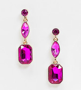 Thumbnail for your product : Accessorize Exclusive jewel drop earring in pink
