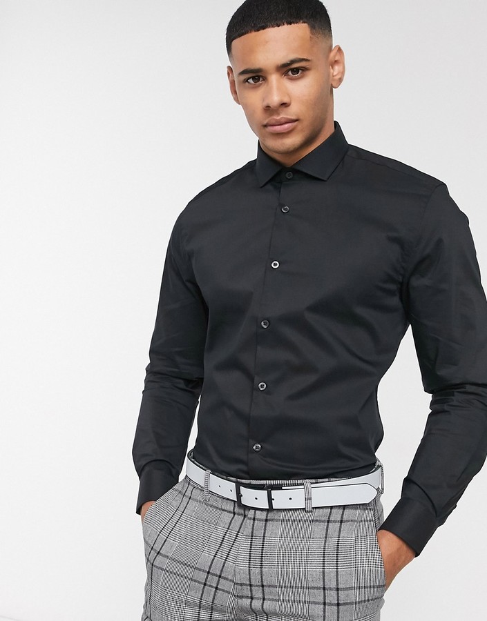 moss bros slim fit shirts
