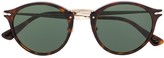 Thumbnail for your product : Persol Oval Frame Tortoiseshell Sunglasses